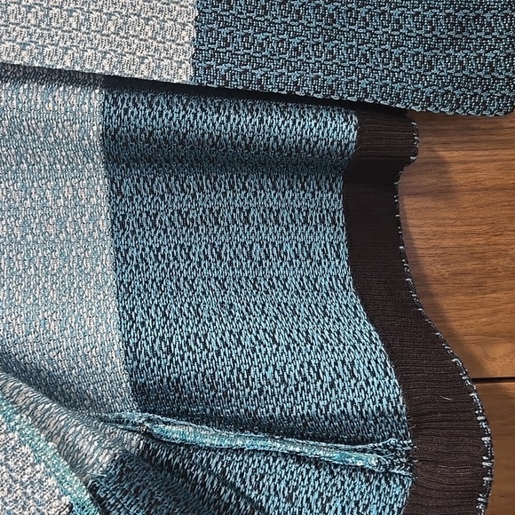 Misook-Open Cardigan Hook Closure Long Sleeve Knit Beaded Blue-Size Small - Picture 14 of 17